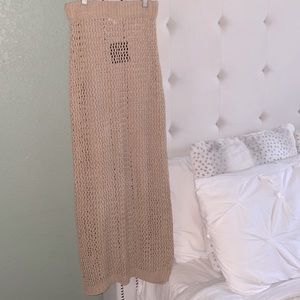 Jlux knit swimsuit cover up size M